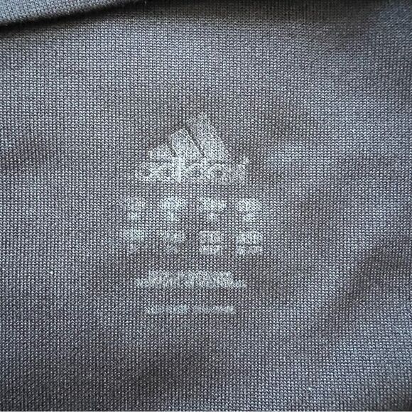 Adidas Black 3 Stripe Track Jacket Women’s Size Medium White Stripe Athletic - Picture 8 of 10